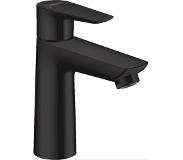Hansgrohe TALIS E 110 Waschtisch Armatur, mit Ablaufgarnitur, mattschwarz