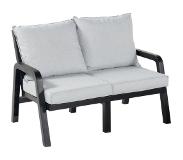 Hartman Lounge-Sofa Hartman Ibiza 2-Seater Lounge Bench Anthracite