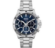 Hugo Boss Chronograph mit Gliederarmband und blauem Zifferblatt