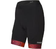 RH+ New Elite Shorts 20cm Damen schwarz/rot M 2023 Fahrradhosen