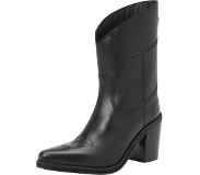 HUGO BOSS Westernstiefel aus Leder mit kubanischem Absatz