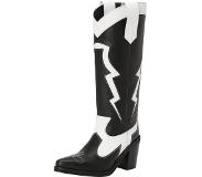HUGO BOSS Westernstiefel aus Leder mit kubanischem Absatz
