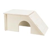Trixie Häuschen Bent Meerschweinchen/Zwergkaninchen, 40x18x23 cm