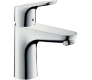 Hansgrohe Focus Einhebel-Waschtischarmatur 100 mit Zugstangen-Ablaufgarnitur