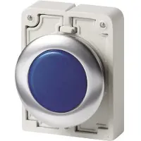 Eaton 183288 Leuchtmelder, RMQ-Titan, flach, rot, individuell beschriftbar, Frontring Metall M30C-FL-R-*