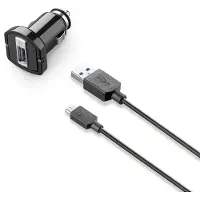 Cellularline Car Charger+usb/micro Usb Cable Schwarz