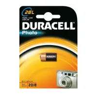Duracell Photo 28L, Nickel-Oxyhydroxide (NiOx), Zylindrische, 6 V, 84 mm, 14 mm, 119 mm