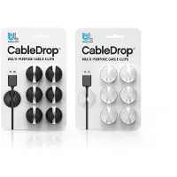 Bluelounge CableDrop 6er Pack, schwarz