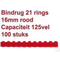 GBC Din A4 16 Mm Bindering 100 Einheiten