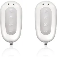 Smanos Wireless Remote Control Funk Fernbedienung RE2300 weiß