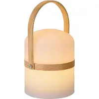Lucide Wiederaufladbare Tischlampe Joe IP44 weiß