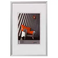 Walther design Chair AJ130S Aluminiumrahmen 21x30cm silber