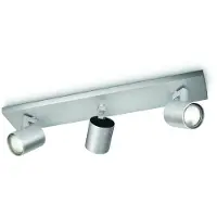 Philips myLiving Runner Decken-/Wandspot, 3x, Schienenlichtschranke, GU10, 3 Glühbirne(n), LED, 220-240 V, Aluminium