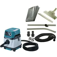 Makita VC1310LX1, Trocken&Nass, Schwarz, Blau, 58,3 l/s, 22 kPa, 5 m, 72 dB