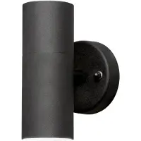 Konstsmide Modena Up & Down schwarz lackiertes Aluminium, klares Glas, Reflektor 7571-750