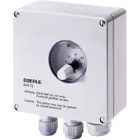 Eberle 052472143394 Feuchtraumregler, AP-Montage 100...160C, AC 230V, 1Wechsler, potential frei, 16A, IP 65 UTR 160