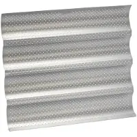 Patisse Baguette-Form 38 x 33 cm Stahl silber