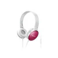 Panasonic RP-HF300ME-P, Kabelgebunden, 10 - 25000 Hz, Anrufe/Musik, 166 g, Kopfhörer, Pink, Weiß