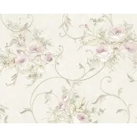 A.S. Création Vliestapete "Romantico romantisch floral" Wald botanisch floral leicht strukturiert Ornament Tapete Blumen Tapeten Wohnzimmer modern Flur Design Optik