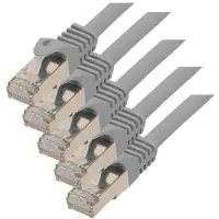 S-Conn RJ45 Patchkabel m. CAT 7 Rohkabel PIMF 1m
