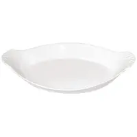 Olympia Whiteware ovale Gratinschalen weiß 25,3 x 14cm