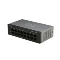 Cisco Small Business SG110-16HP, Unmanaged, L2, Gigabit Ethernet (10/100/1000), Power over Ethernet (PoE), Rack-Einbau, 1U