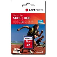 Agfa 8GB SDHC, 8192 MB, Secure Digital Hochkapazität (SDHC), 100000 Zyklen pro logischen Sektor, 24 mm, 32 mm, 2.1 mm
