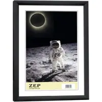Zep KB11, Kunststoff, Schwarz, Einzelbilderrahmen, Tisch, Wand, 21 x 29,7 cm, Rechteckig