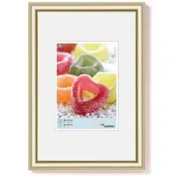 Walther design Trendstyle Kunststoff Bilderrahmen 13x18 cm Gold