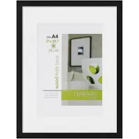 Nielsen Holzrahmen Apollo schwarz 30x40cm / 21x29,7 (FSC2)