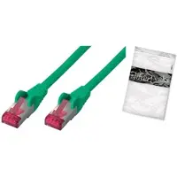 Shiverpeaks Patchkabel cat6A S/FTP PIMF Halogenfrei grün 5m