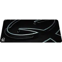 QPAD FX 90, Schwarz, Muster, Stoff, Gummi, Anti-Rutsch-Basis, Gaming-Mauspad