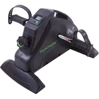 Tunturi Cardio Fit M30 Mini Bike Heimtrainer / Pedaltrainer / Arm- und Beintrainer / Minifahrrad / Bewegungstrainer für Senioren mit LCD-Bildschirmanzeige - Schwarz