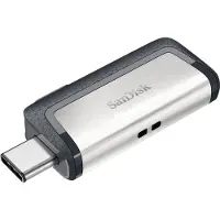 SanDisk Ultra Dual USB Drive USB 3.1 Type-C, 150MB/s 128 GB
