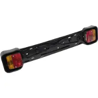 Carpoint beleuchtungsleiste für Fahrradträger 85 x 15 cm schwarz