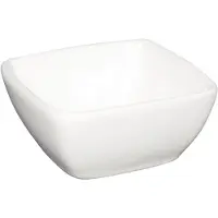 Olympia Whiteware quadratische Amuseschälchen 6cm