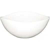 Olympia Whiteware gewellte Schalen 10,5cm