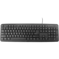 Gembird KB-U-103, Volle Größe (100%), Kabelgebunden, USB, Schwarz