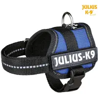 Julius-K9 Powerharness, Hund, Westengeschirr, XL, Blau, Polyester, jede Rasse