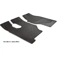 GledRing Fußmatte Gummi für VW Transporter V Bus (7HB, 7HJ, 7EB, 7EJ, 7EF, 7EG, 7HF, 7EC) Hinten