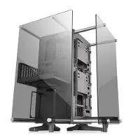 Thermaltake Core P90, Midi Tower, PC, Schwarz, Transparent, ATX, micro ATX, Mini-ITX, SPCC, Gehärtetes Glas, 18 cm