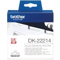 Brother DK-22214 DirectLabel Etiketten weiss 12mm x 3048m Weiss