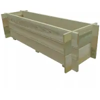 vidaXL Pflanzkübel Hochbeet Kiefernholz Imprägniert 120 cm 43349
