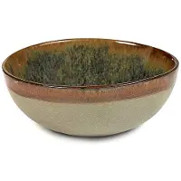 Serax Schüssel Surface Tableware By Sergio Herman Indi Grey L 13 cm