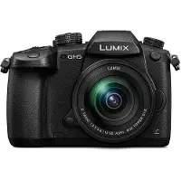 Panasonic Lumix DC-GH5 + G VARIO 12-60 mm F3.5-5.6, 20,3 MP, 5184 x 3888 Pixel, Live MOS, Full HD, Touchscreen, Schwarz