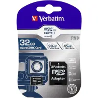 Verbatim Pro, 32 GB, MicroSDHC, Klasse 10, UHS, 90 MB/s, 45 MB/s