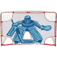 Prosport Eishockeytorwart-Trainingswand aus Stoff mit Fünfloch für offizielles Tor 183x122cm