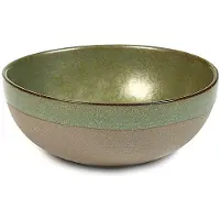Serax Schüssel Surface Tableware By Sergio Herman Camo Green L 13 cm