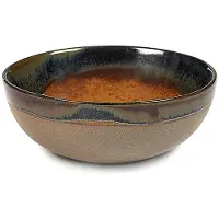 Serax Schüssel Surface Tableware By Sergio Herman Rusty Brown L 13 cm