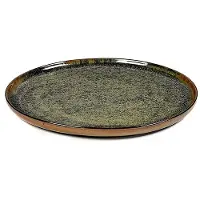 Serax - Sergio Herman - Surface Teller - D24 cm - Indy Grey (4er Set)